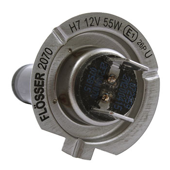 AMPOLLETA H-7 HALOGENA 12V 55W FLOSSER AL UB 11A5