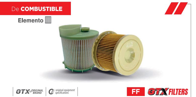 FILTRO PETROLEO NISSAN NP300 ELEMENTO PU9009Z GTX (16403-1219R) UB36A5