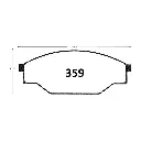 PASTILLA FRENO TOYOTA HILUX 2WD 89> /HIACE 90-99 142.6MM ITAL-BRAKE GTX