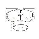 PASTILLA FRENO CHANGAN CS35 1.6 13-16 | TIGGO 7 1.5 21-24 | SOUL 09-14 131.5MM ITAL-BRAKE GTX