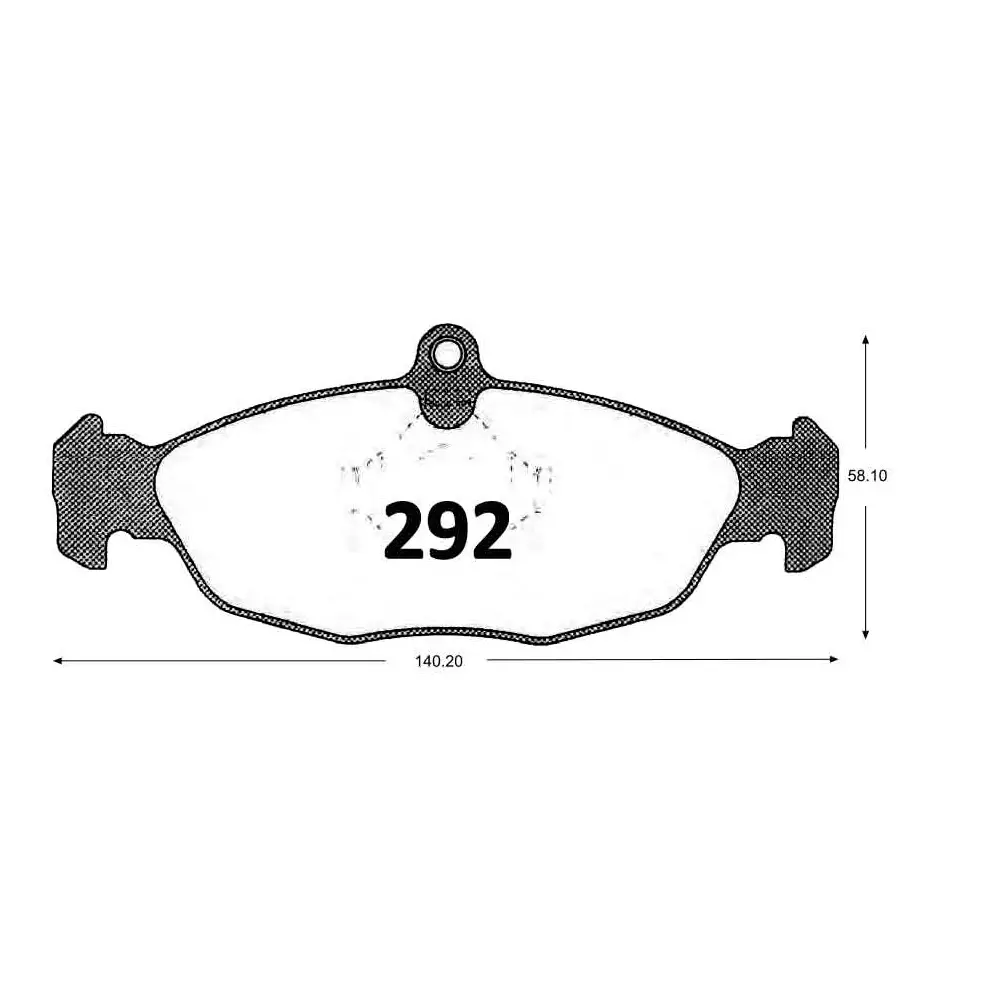 PASTILLA FRENO CHEVROLET CORSA/ASTRA/COMBO 94> GTX
