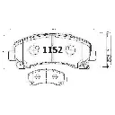 PASTILLA FRENO CHEVROLET D-MAX 2010>/MAXUS T60 151.8MM ITAL-BRAKE GTX