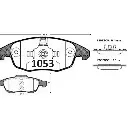PASTILLA FRENO CITROEN BERLINGO 1.6 12-17/C4 1.6 08-10/PEUGEOT PARTNER 1.6 12-17 155.2MM GTX
