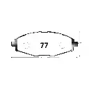 PASTILLA FRENO DAEWOO LANOS 98>/MATIZ/SPARK 127MM ITAL-BRAKE GTX