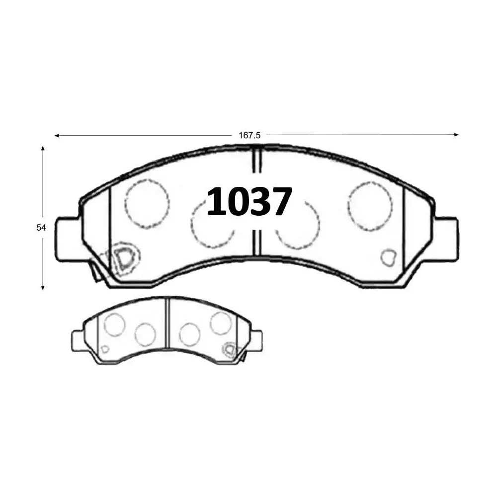 PASTILLA FRENO GREAT WALL WINGLE 09-22 | HOVER 167.5MM GTX