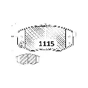 PASTILLA FRENO HYUNDAI TUCSON 2.0 10-15 | SPORTAGE 05-15 | SONATA 09-14 130MM ITAL-BRAKE GTX