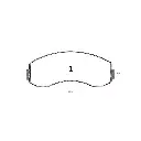 PASTILLA FRENO KIA FRONTIER 2.5-2.7 00-11/ASIA HI-TOPIC 2.7 93-00 DELANTERAS GTX