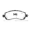 PASTILLA FRENO LEGACY 2.0-2.5 99-00 GTX 137.6MM 