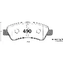 PASTILLA FRENO PEUGEOT 206 1.6 04-10/307/PARTNER/BERLINGO/301/C-ELYSE ITAL-BRAKE 137MM GTX
