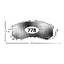 PASTILLA FRENO SUBARU IMPREZA 1.6 02-08 137MM GTX
