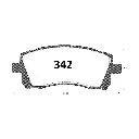 PASTILLA FRENO SUBARU OUTBACK 2.5/FORESTER 98-01 137.6MM GTX