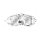 PASTILLA FRENO SUZUKI GRAND VITARA 06-11 | GRAND NOMADE 06-15 139MM ITAL-BRAKE GTX