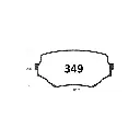 PASTILLA FRENO SUZUKI NOMADE 2.0 98-04 | GRAND VITARA 1.6-2.0 98-04 |  VITARA 1.6 97-04 GTX 110.2MM