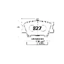 PASTILLA FRENO TOYOTA COROLLA CROSS 2.0 2023 TRASERAS GTX