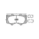 PASTILLA FRENO TOYOTA HILUX 3.0 10-15/HILUX 16-19/JAC T6-T8  134.5MM ITAL-BRAKE GTX