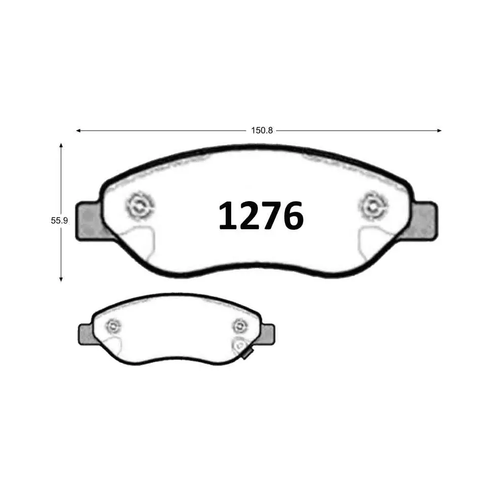PASTILLA FRENO CHEVROLET CORSA DELANTERA 13