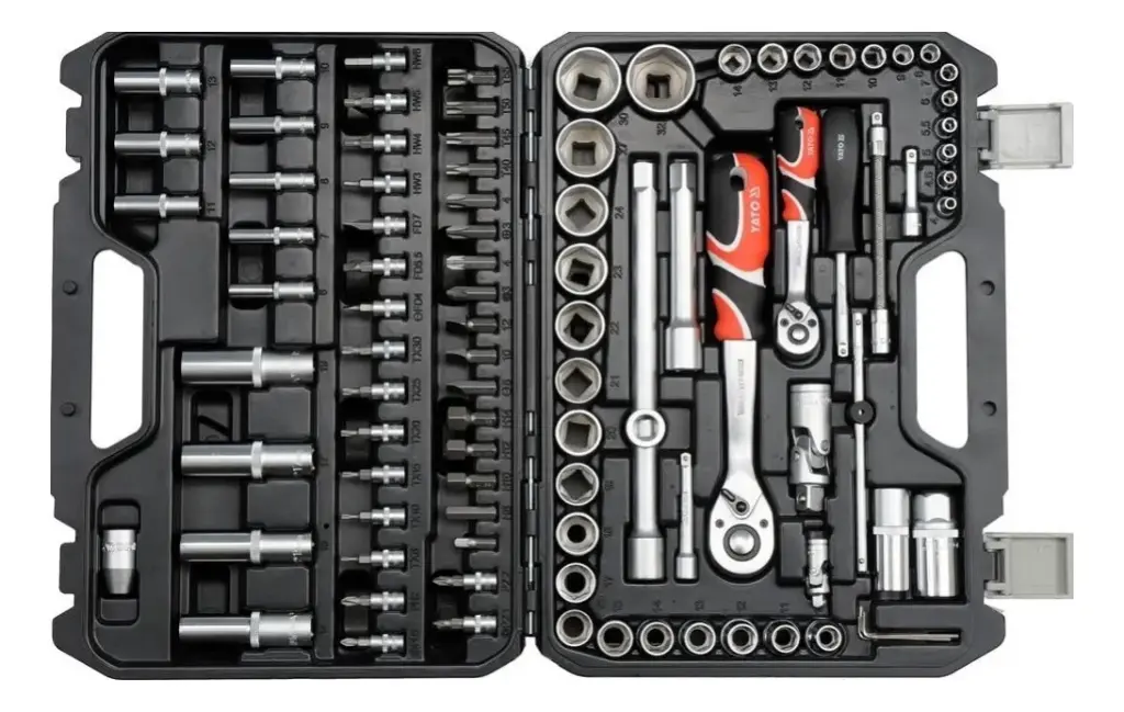 SET DE DADOS 1/2 PULG-1/4 PULG 94PCS YATO