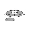 PASTILLA FRENO CHANGAN CX70 1.5, 1.6 17-21 172.2MM DELANTERA GTX