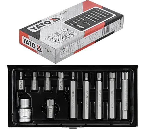 SET PUNTAS IMBUS 11PCS YATO