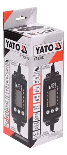 CARGADOR BATERIA ELECTRICO 6V-12V YATO