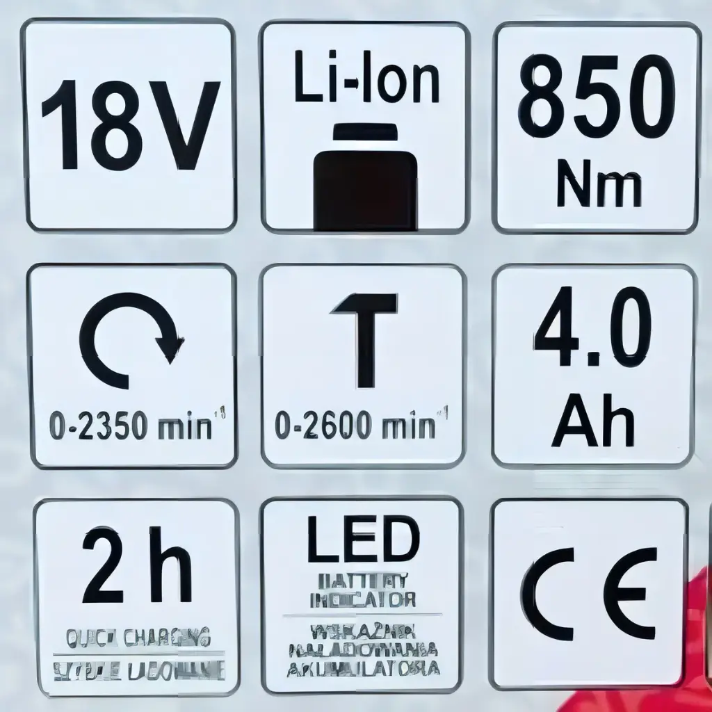 LLAVE IMPACTO INALAMBRICO 1/2PULG 18V 850 NM 2X2AH YATO UB00