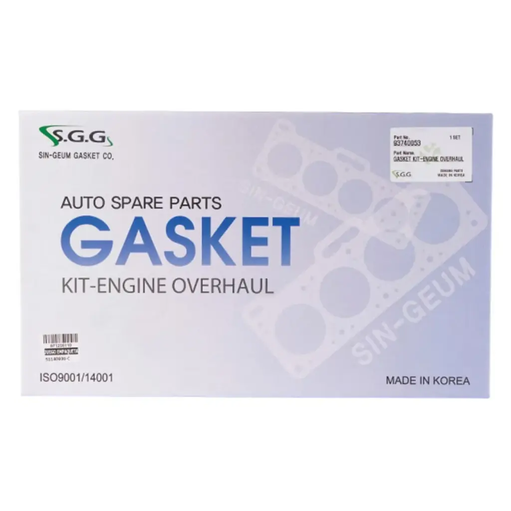 JUEGO EMPAQUETADURA MOTOR CHEVROLET SPARK 0.8 04-16/MATIZ KR (93740053)