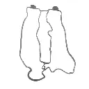 EMPAQUETADURA TAPA VALVULA CHEVROLET OPTRA 1.8 ASTRA/NUBIRA 2.0/CAPTIVA 2.4 KR UB C-15