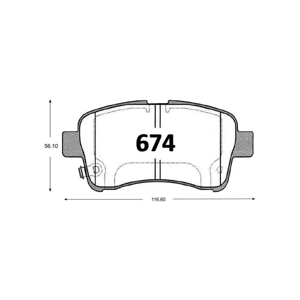PASTILLA FRENO SUZUKI AERIO 1.6 03-10/LIANA 1.6 01-03 GTX