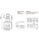 HOMOCINETICA SUZUKI BALENO 1.3 96-03 | IGNIS 01-06 22*19*35 LADO CAJA INTERIOR IZQUIERDO  TW UB29A2