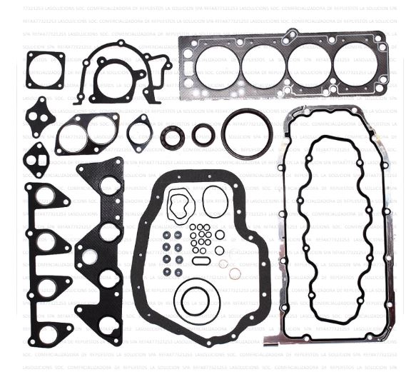 JUEGO EMPAQUETADURA MOTOR LUV 2.2/MONZA  C/RE   UB6ARRIBA