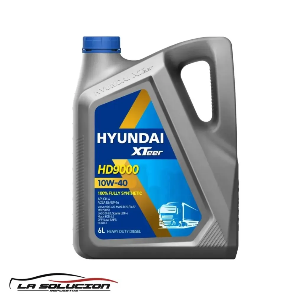 [8480] ACEITE HYUNDAI 10W40 6LT DIESEL DPF HD 9000 UB00