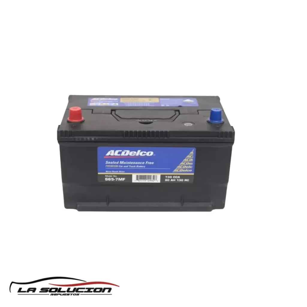 [8494] BATERIA 80 AMPERES ACDELCO 730CCA S65-7 MF POSITIVO IZQUIERDO  F-150/RAM LLEVA 2