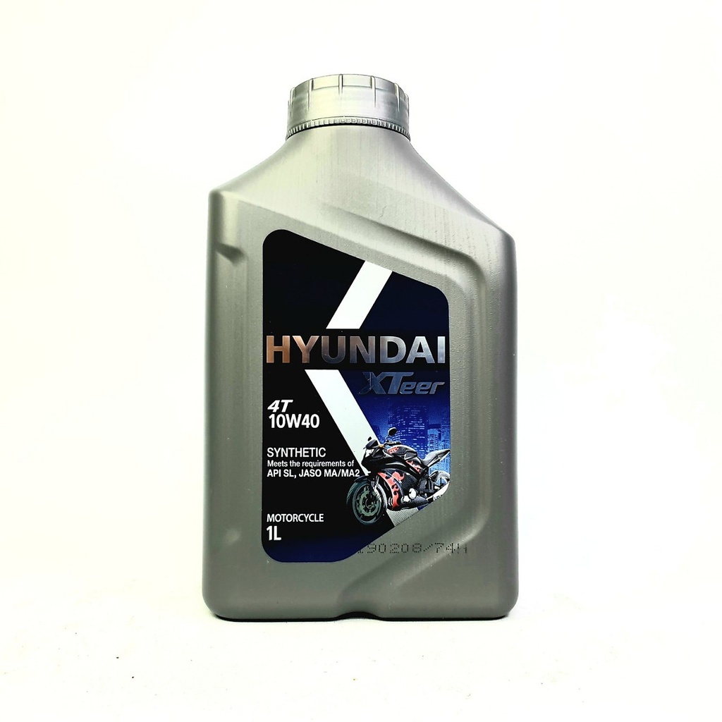 [8604] ACEITE HYUNDAI 10W40 SINTETICO MOTO 1 LITRO