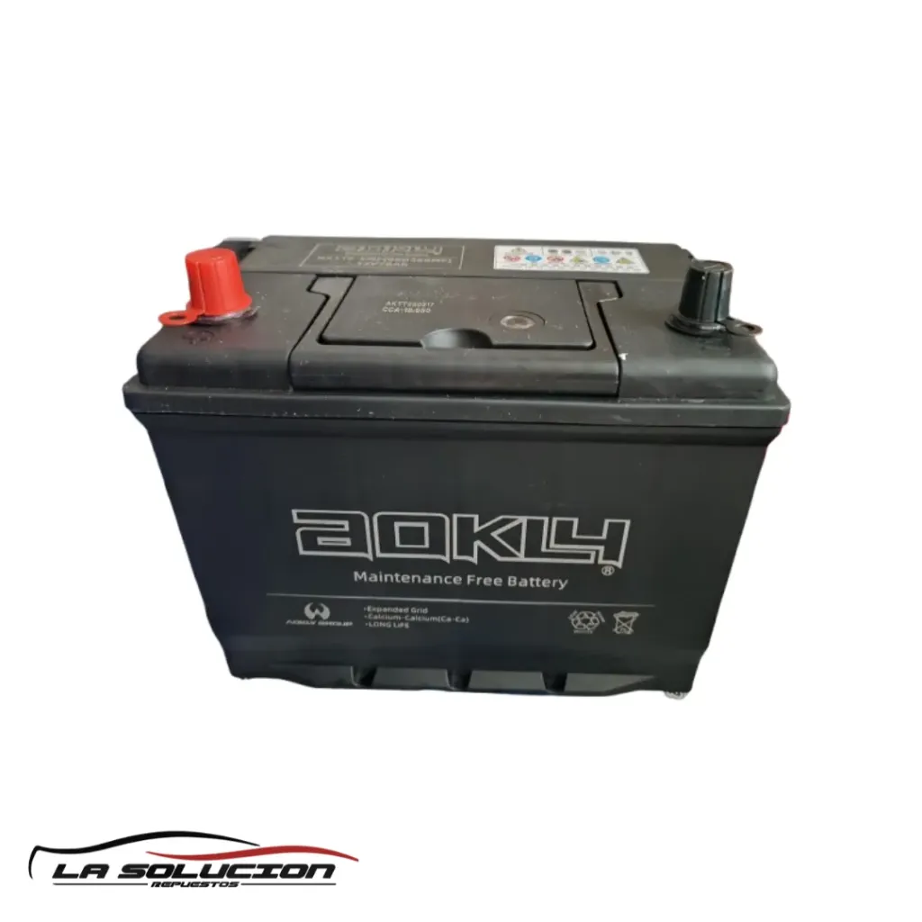 [8726] BATERIA 70 AMPERES AOKLY CCA 650 POSITIVO IZQUIERDO C/PESTAÑA (VENDER IGUAL COMO 80 AMPERES) (80D26R) (NX110-5MF)