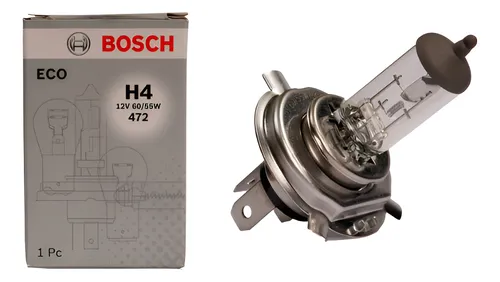 AMPOLLETA H-4 HALOGENA 12V 60/55W P43T BOSCH (9283 FLOSSER AL)
