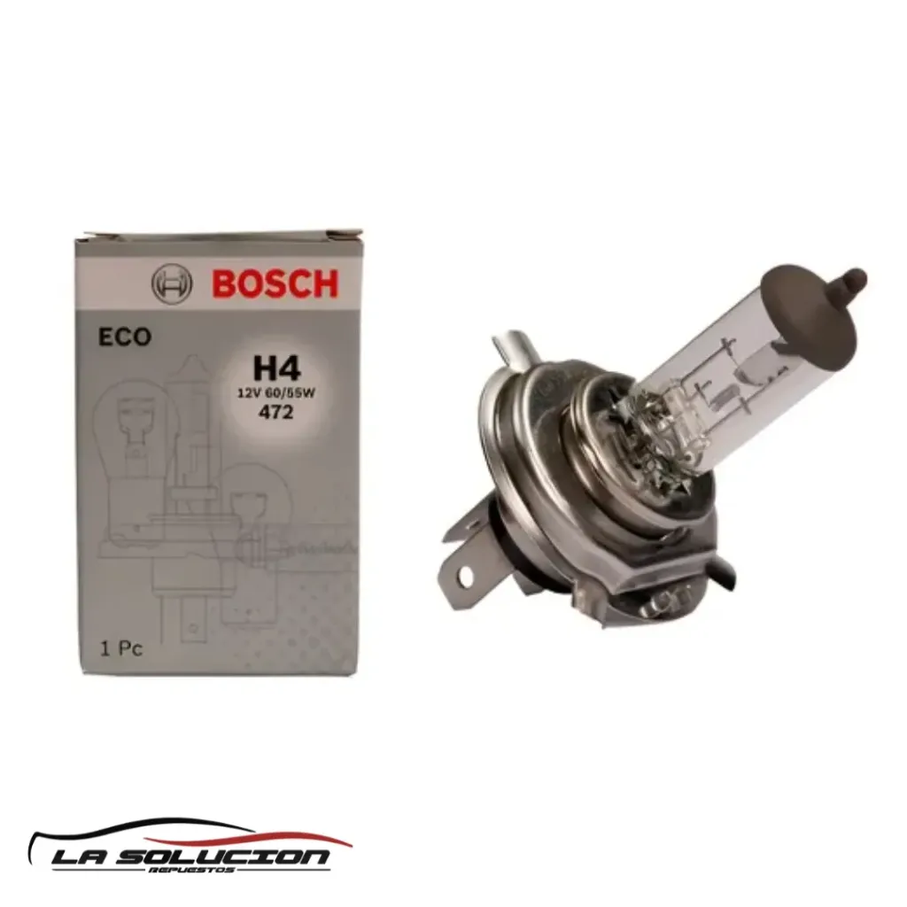 [8899] AMPOLLETA H-4 HALOGENA 12V 60/55W P43T BOSCH (9283 FLOSSER AL)