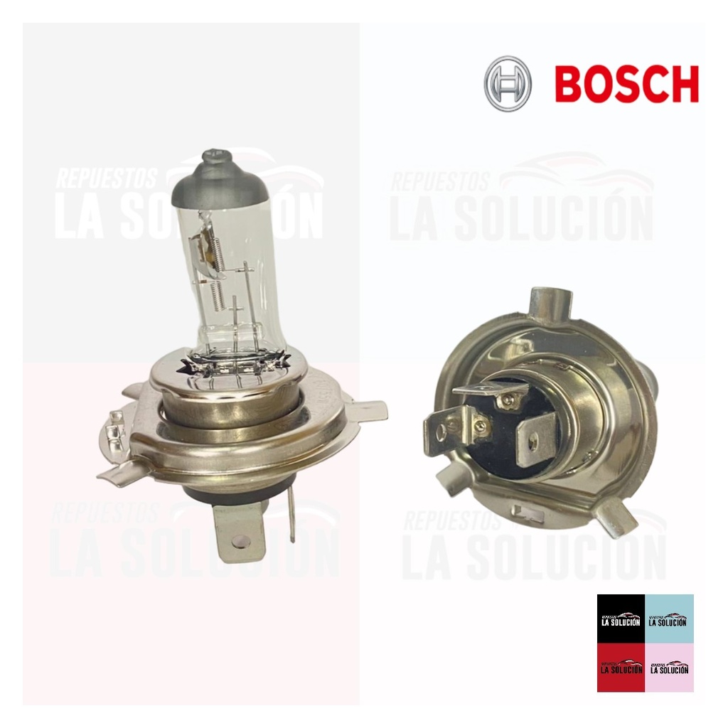 AMPOLLETA H-4 HALOGENA 12V 60/55W P43T BOSCH (9283 FLOSSER AL)