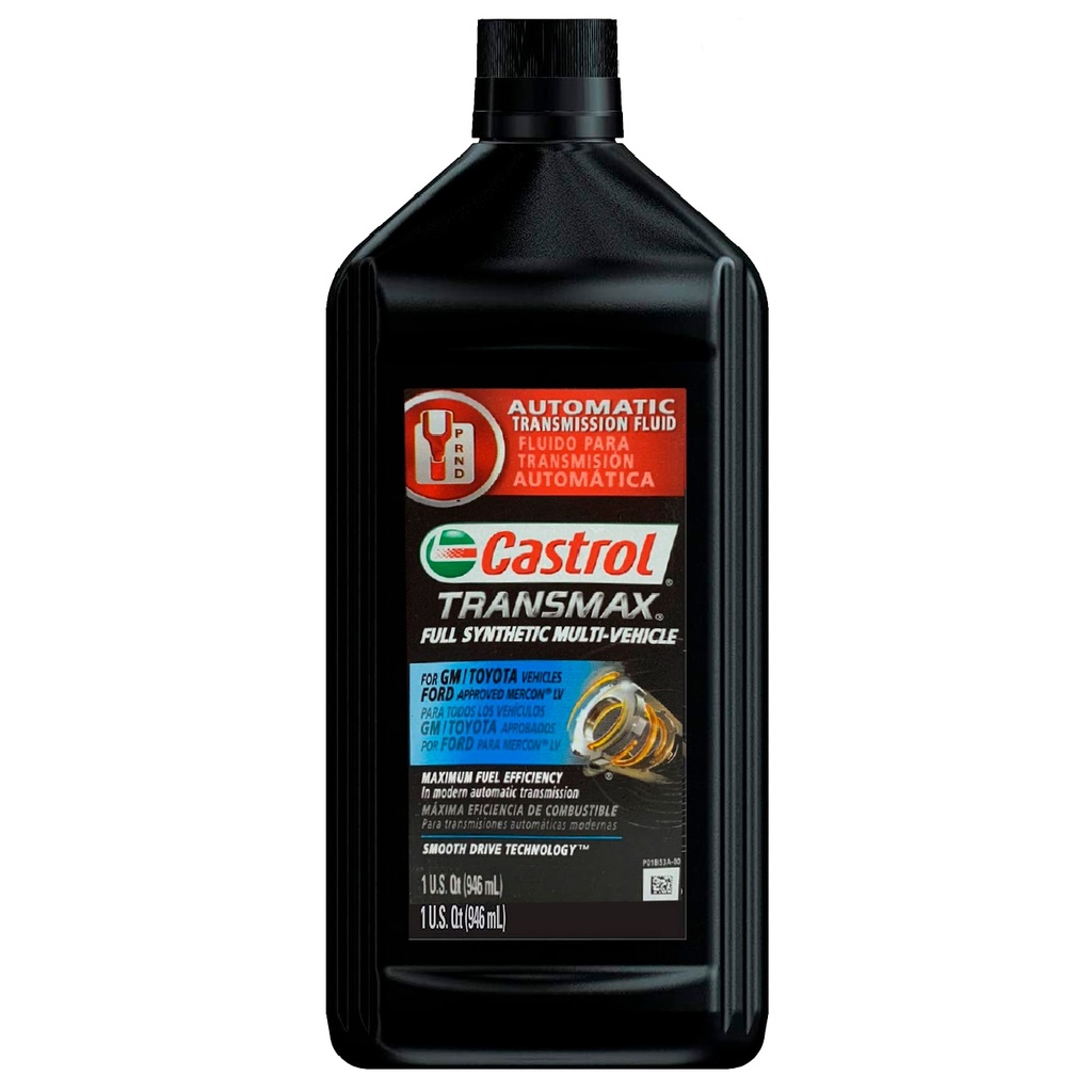 ACEITE CASTROL ATF TRANSMAX MULTI-VEHICULO FULL SINTETICO MERCON LV (CAJAS FORD Y GM ) 2005 EN ADELANTE