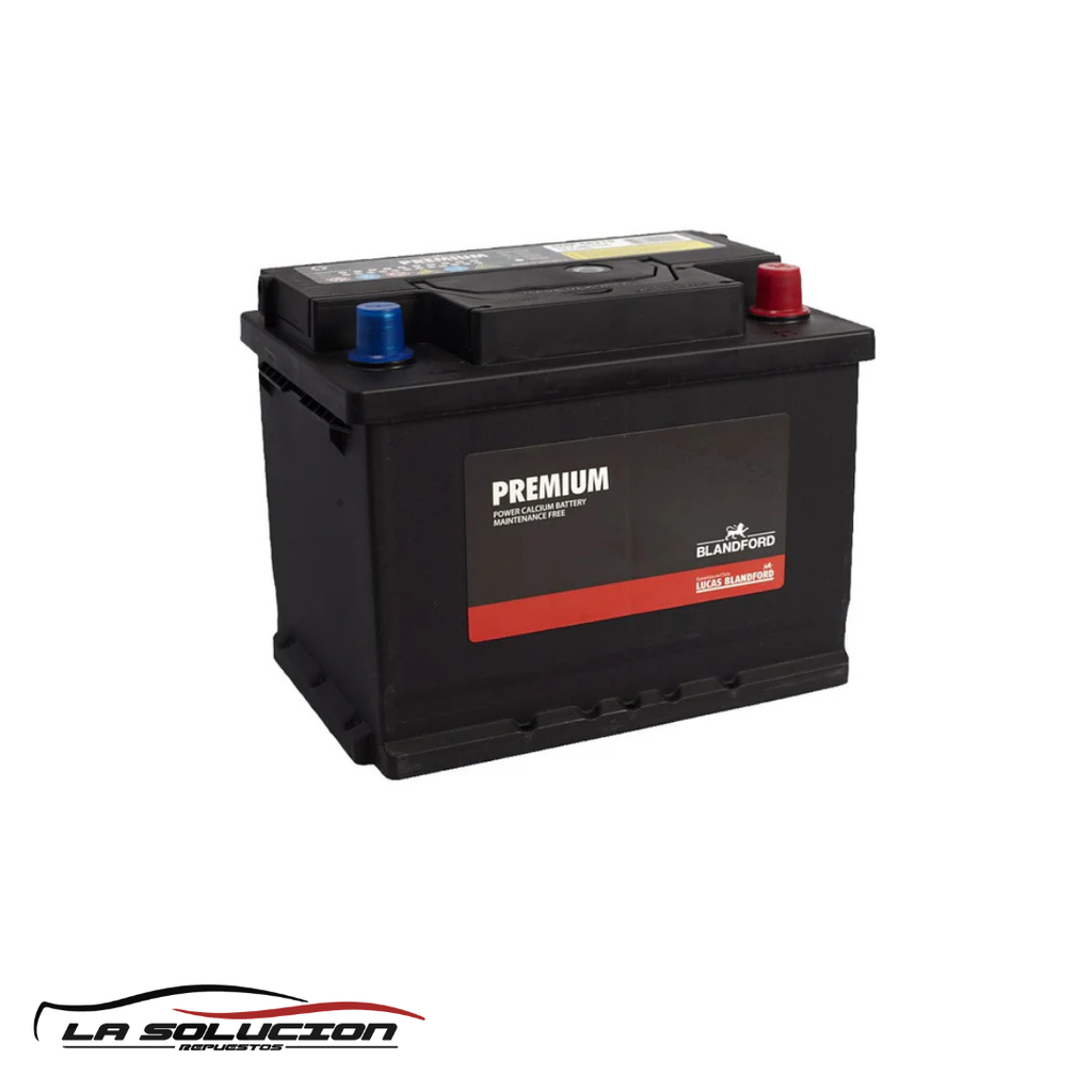 BATERIA 60 AMPERES SMF56219 LUCAS PREMIUM BAJA TIPO 55 580 CCA POSITIVO DERECHO