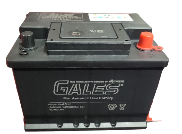 BATERIA 55 AMPERES GALES 330 CCA POSITIVO DERECHO C/PESTAÑA (DIN55MF) descuento aplicado