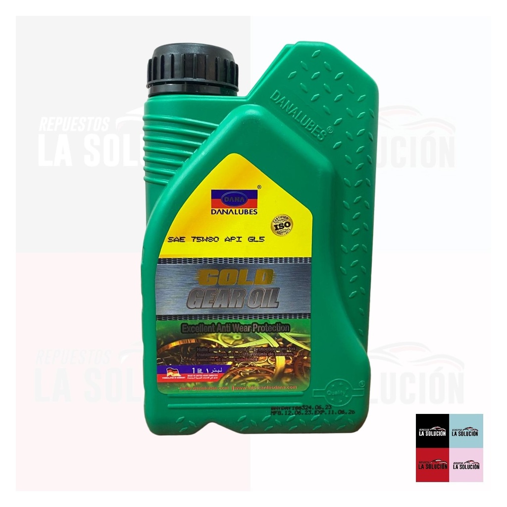 ACEITE DANA 75W80 GL-5 1 LITRO
