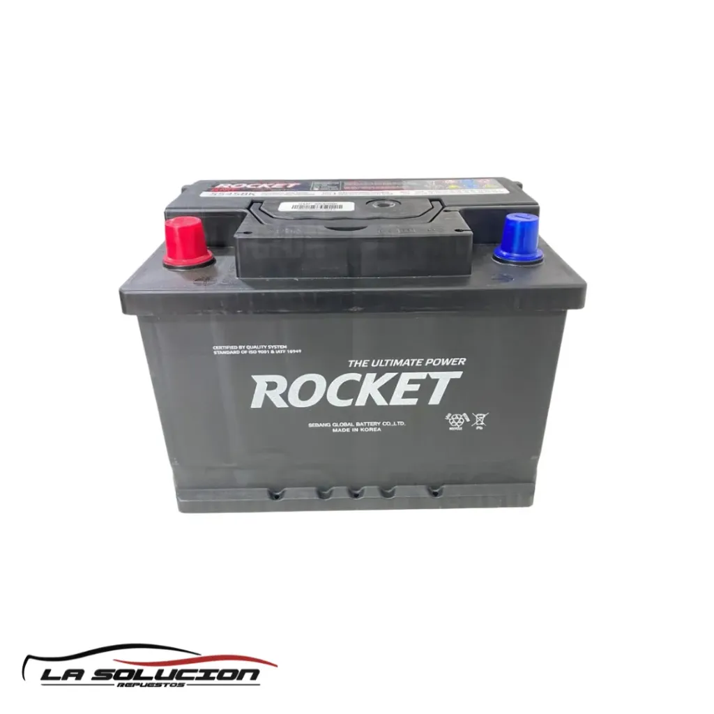 BATERIA 55 AMPERES ROCKET POSITIVO IZQUIERDO  400 CCA