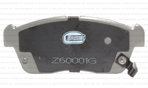 PASTILLA FRENO SUZUKI ALTO 800-1.0/11-18/IGNIS 1.3 01-16 TW (22767 GTX) (42.8MM ALTO/108.5MM)