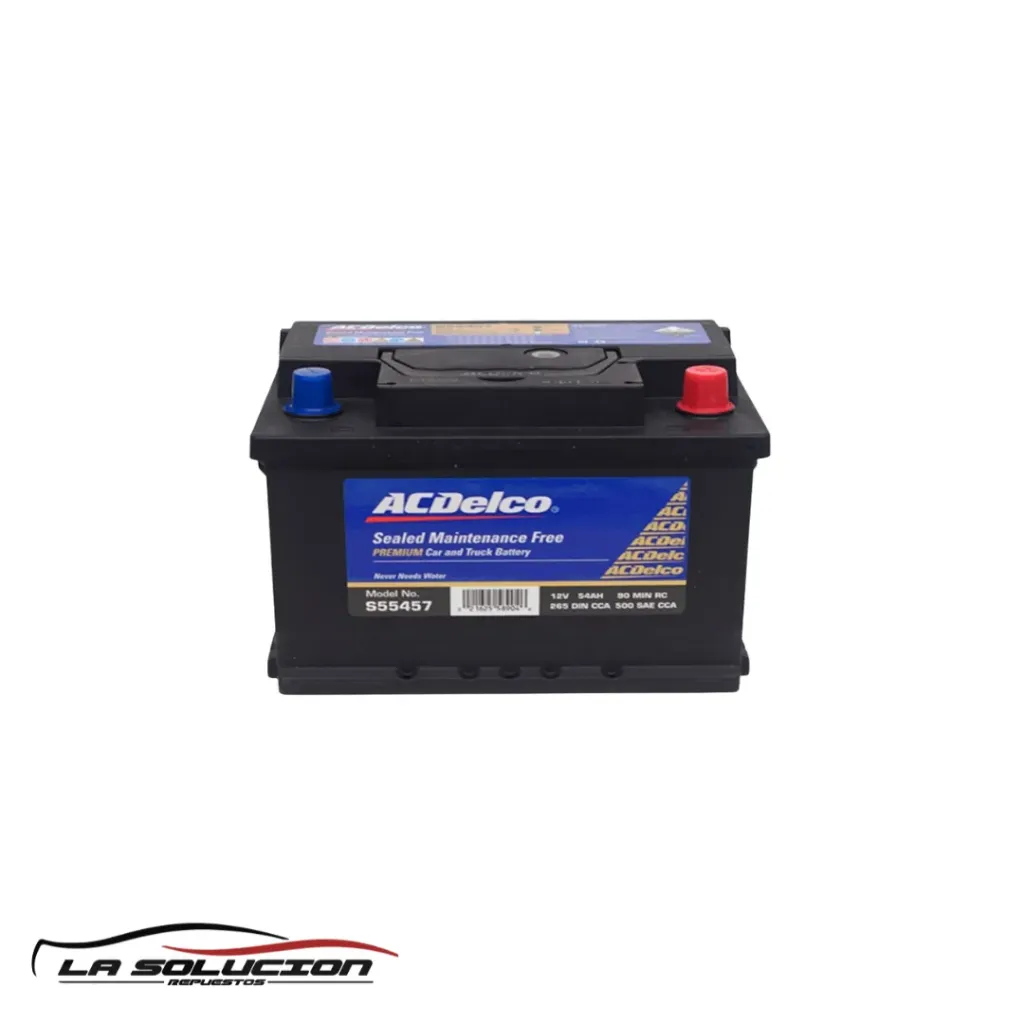 BATERIA 55 AMPERES ACDELCO 500CCA POSITIVO DERECHO (S55457) UB00