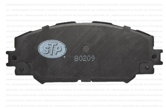 PASTILLA FRENO TOYOTA COROLLA 1.6 11-14/URBAN CRUSIER 10-16/RAV 4 13-18 STP (21359 WAGNER CERAMICA)(21362 FRASLE) UB 2C5 (22274 GTX)