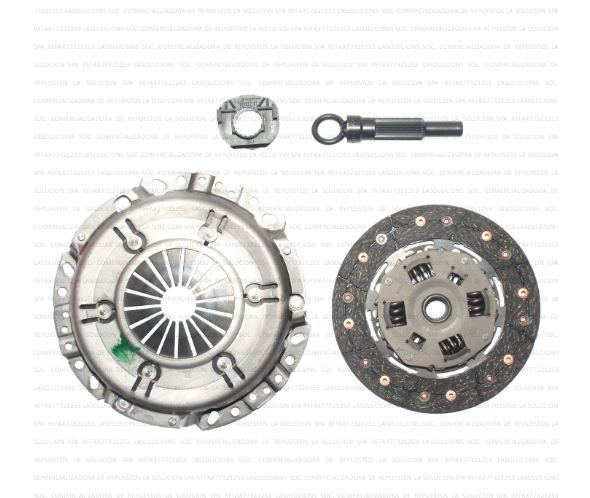 KIT EMBRAGUE RENAULT CLIO 1.6 K4M/LOGAN/SYMBOL K4M-K7M/PLATINA LUK 200M 3PCS (23357-00QAA) UB2A4