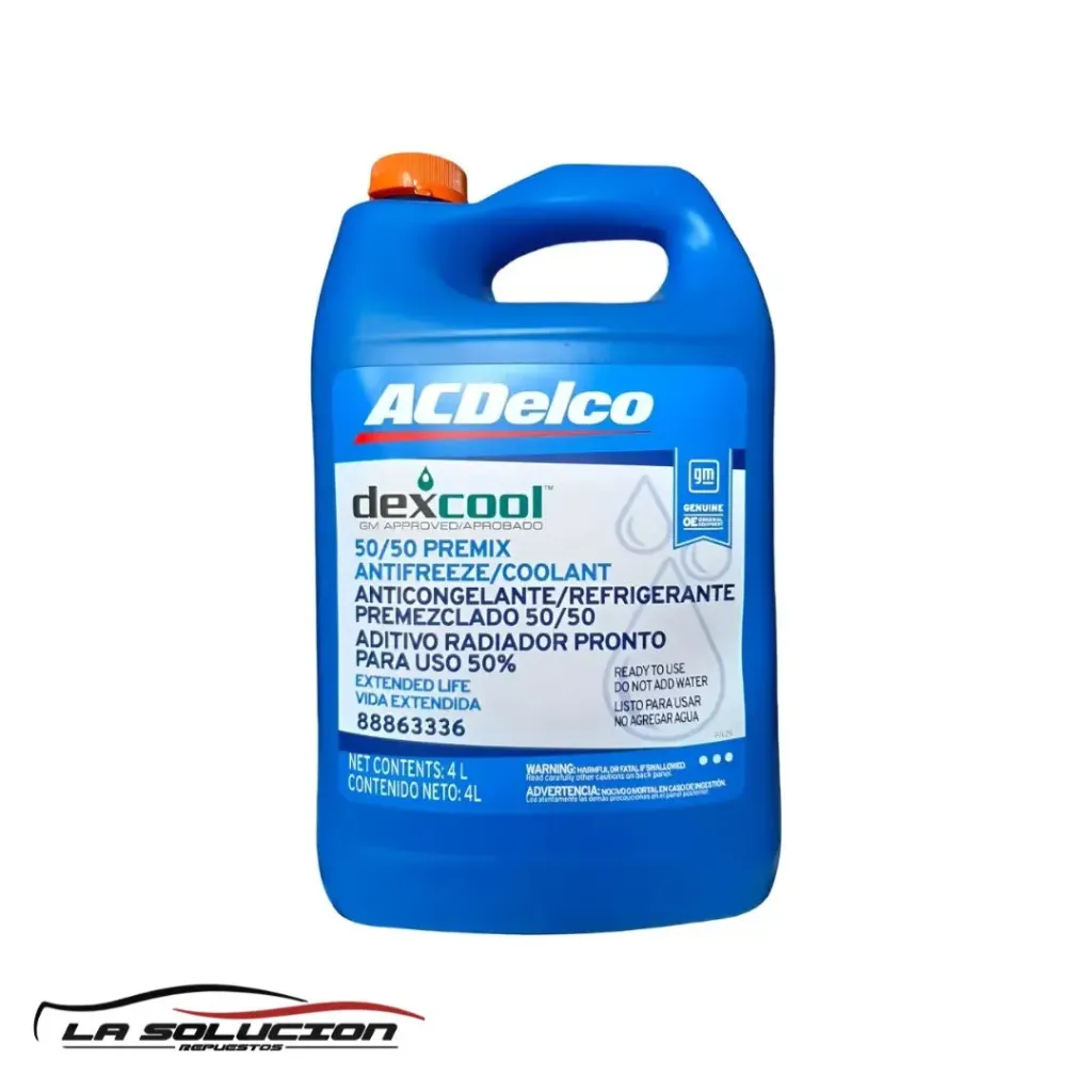 [11360] ANTICONGELANTE NARANJO ACDELCO -37 50/50 GALON AZUL