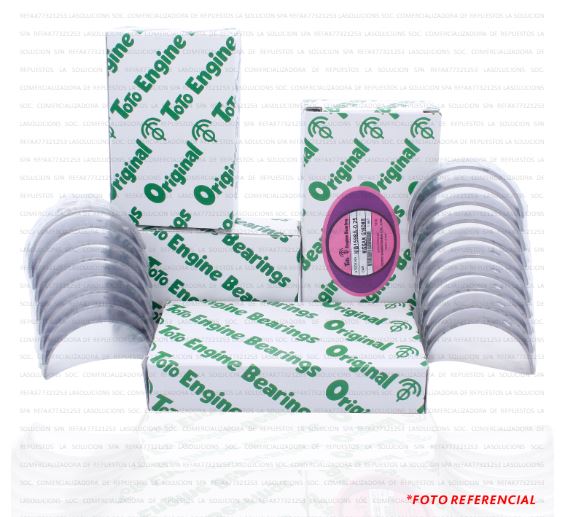 JUEGO METAL BIELA CHEVROLET MONZA/LUV 2.2 0.25 TOTO UB4B3