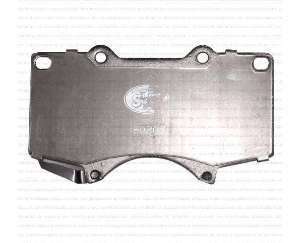 PASTILLA FRENO TOYOTA HILUX 3.0 10-15/HILUX 16-19/JAC T6-T8 STP 134.5MM (12845 CERAMICA) (21729 GTX)