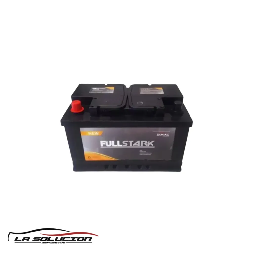 [11673] BATERIA 70 AMPERES FULLSTARK AMARILLA 608 CCA POSITIVO IZQUIERDO